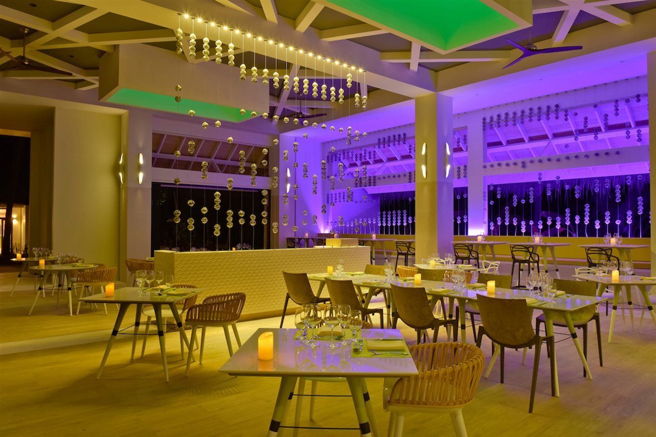 Kandima Maldives Kudahuvadhoo Bagian luar foto The restaurant